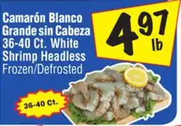 El Super White Shrimp Headless offer