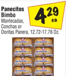 El Super Bimbo Mantecadas, Conchas or Doritas Panera offer