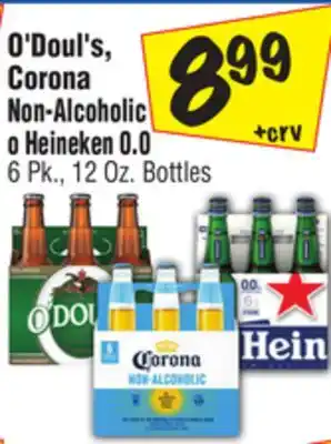 El Super O'Doul's, Corona Non-Alcoholic o Heineken 0.0 offer