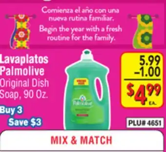 El Super Palmolive Original Dish Soap offer