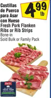 El Super Fresh Pork Flanken Ribs or Rib Strips offer