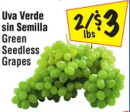 El Super Green Seedless Grapes offer