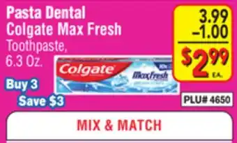 El Super Colgate Max Fresh Toothpaste offer