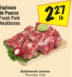 El Super Fresh Pork Neckbones offer