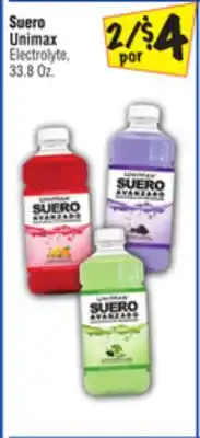 El Super Suero Unimax Electrolyte offer