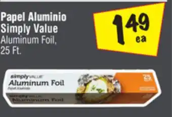 El Super Simply Value Aluminum Foil offer