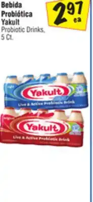 El Super Yakult Probiotic Drinks offer