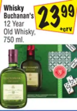 El Super Buchanan's 12 Year Old Whisky offer