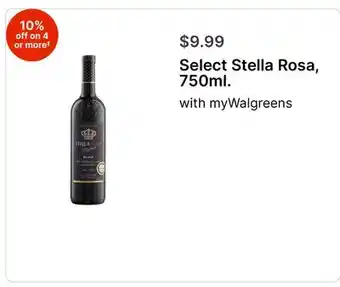 Walgreens Select Stella Rosa, 750ml offer