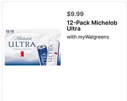 Walgreens 12-Pack Michelob Ultra offer