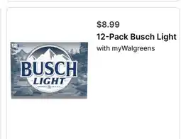 Walgreens 12-Pack Busch Light offer