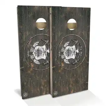 Walmart Skip's Garage Utah Flag Rustic Outdoor Cornhole Board Set Include Case + Hole Lights All-Weather 2x4 offer