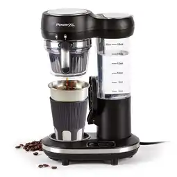 Walmart PowerXL Grind and Go Plus Coffee Maker, Automatic Single-Serve Coffee Machine with 16-Oz offer