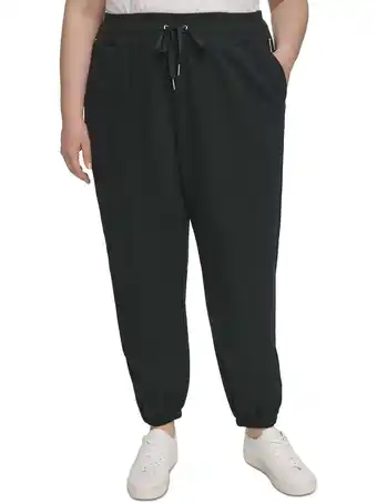 Walmart Calvin Klein Performance Womens Plus Logo Cotton Sweatpants offer