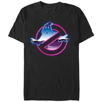 Walmart Men's Ghostbusters Neon Ghost Logo Graphic Tee Black 2X Large offer