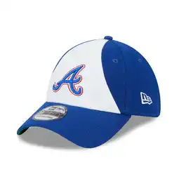 Walmart Men's New Era White/Royal Atlanta Braves 2023 City Connect 39THIRTY Flex Fit Hat offer