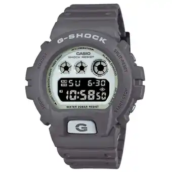 Walmart Casio Mens G-Shock 6900 Series White Dial Watch - DW6900HD-8 offer