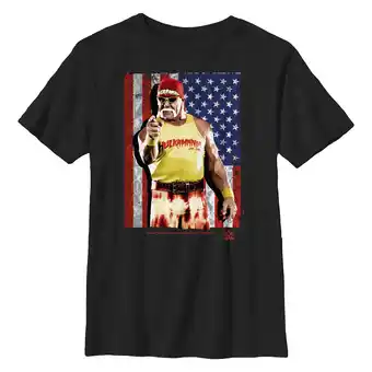 Walmart Boy's WWE Hulk Hogan American Flag Graphic T-Shirt offer