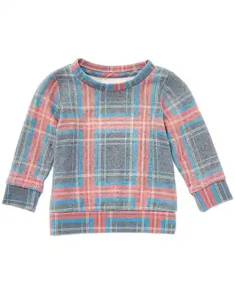 Walmart Sol Angeles girls Holiday Plaid Pullover, 3M offer