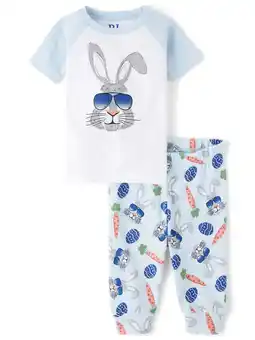 Walmart The Children's Place Baby Toddler Boys Short Sleeve Easter PJs, 2-Piece, Sizes NB-6T offer