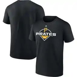 Walmart Men's Majestic Black Pittsburgh Pirates Assist T-Shirt offer