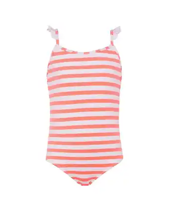 Walmart Sunuva girls Frill Strap Swimsuit, 1-2 yrs offer