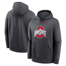 Walmart Men's Nike Anthracite Ohio State Buckeyes Primetime Club Fleece Pullover Hoodie offer