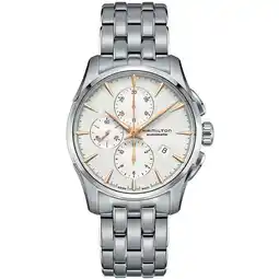 Walmart Hamilton Jazzmaster Chronograph Automatic Silver Dial Men's Watch H32586111 offer