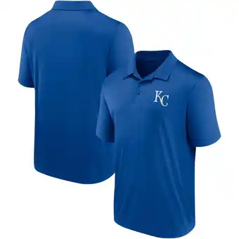 Walmart Men's Fanatics Royal Kansas City Royals Team Logo Polo offer