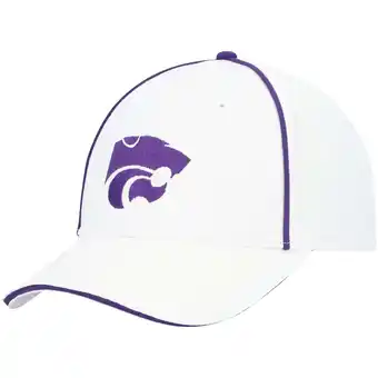 Walmart Men's Colosseum White Kansas State Wildcats Take Your Time Snapback Hat offer