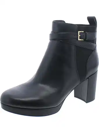 Walmart Vionic Womens Nella Zipper Leather Ankle Boots offer