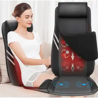 Walmart Snailax Shiatsu Back Massager with heat, Full Body Massage Seat Cushion, Massage Chair pad Gifts offer