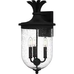 Walmart Quoizel Hvn8410 Havana 3 Light 20 Tall Outdoor Wall Sconce - Black offer