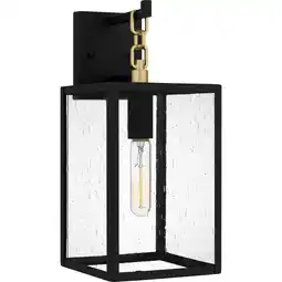 Walmart Quoizel Lighting - Anchorage - 1 Light Outdoor Wall Lantern In Modern Style-16 offer