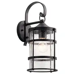 Walmart Kichler Lighting - One Light Outdoor Wall Mount - Mill Lane - 1 Light Medium offer