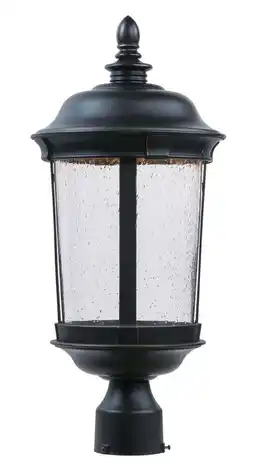 Walmart Maxim Dover One Light 21-Inch LED Outdoor Post Light - Bronze - 55021CDBZ offer