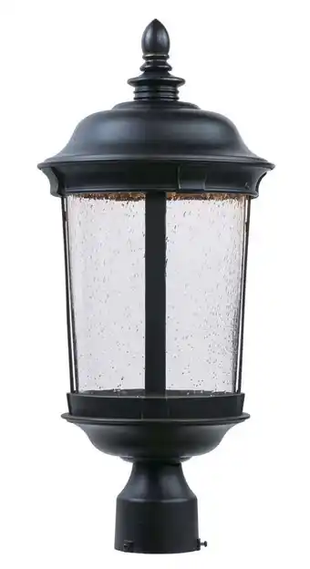 Walmart Maxim Dover One Light 21-Inch LED Outdoor Post Light - Bronze - 55021CDBZ offer