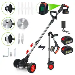 Walmart G PEH Electric String Trimmers, 21V Weed Eater Wacker Trimmers and Edgers Cordless offer