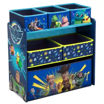 Walmart Disney/Pixar Toy Story 4 6 Bin Design and Store Toy Organizer by Delta Children offer