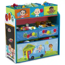 Walmart CoComelon Design & Store 6 Bin Toy Storage Organizer by Delta Children offer