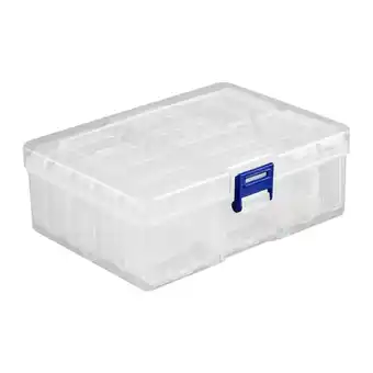 Walmart Rushay 1 Set Beaded Storage Box 14 Grids Box Transparent Rectangle for Jewelry Nail Art offer