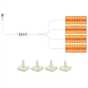 Walmart LED light,5 Dimmable With 5 8/12/16h 72 Lamp Bloom 72 Leds Plant Lamp Leds Plant Dimmable And offer