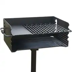 Walmart Pilot Rock Jumbo Park Style Steel Outdoor BBQ Charcoal Grill, Black offer