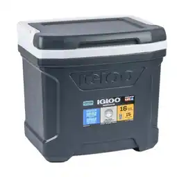 Walmart Igloo 16qt Ice Chest Water Cooler with Bail Handle, Jet Carbon offer