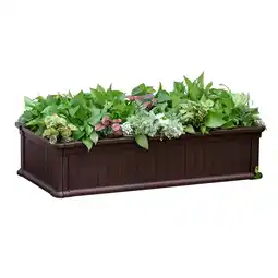 Walmart Outsunny Plastic Cultivation Bed Flower, Veggie Planter for Garden, Backyard offer