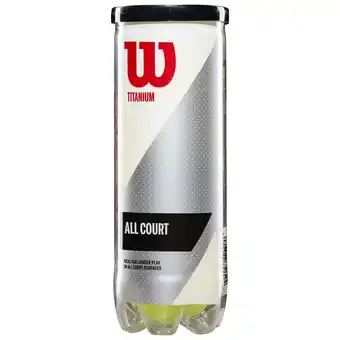 Walmart Wilson Titanium All Court Tennis Balls, 3 Ball Can offer