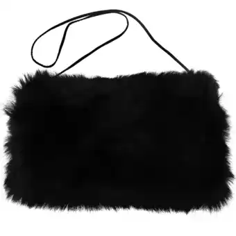 Walmart Eease Hand Warmer Bag Portable Hands Muff Hanging Warmer Muff Artificial Fur Warmer Pouch with Rope offer