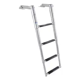 Walmart White Water Marine B00351BBD 304 SS Fold Out Telescoping Over Platform Ladder, 4 Step, 8.25 Link offer