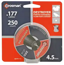 Walmart Crosman Pointed/Dish Pellets 250 ct DS177 offer