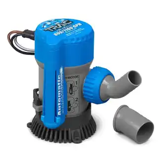 Walmart Trac Automatic 800/1100 GPH Bilge Pump with 3/4 and 1-1/8 Outlets offer